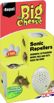 Big Cheese Sonic Repeller Triple Pack