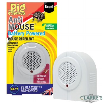 Big Cheese Anti-Mouse Battery Operated Sonic Repeller