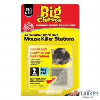 Big Cheese Mouse Killer Station Pack of 2