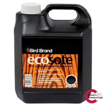 Bird Brand Ecosote Wood Preserver Black 4 Litre