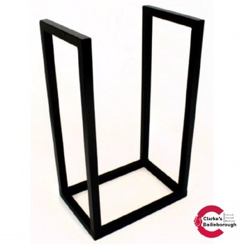 Fireside Essentials Black Log Rack