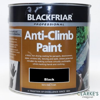 Blackfriar Anti-Climb Paint Black