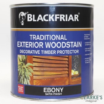 Blackfriar Traditional Exterior Wood Stain Ebony