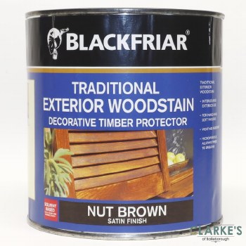 Blackfriar Traditional Exterior Wood Stain Nut Brown