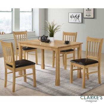 bolton dining set oak