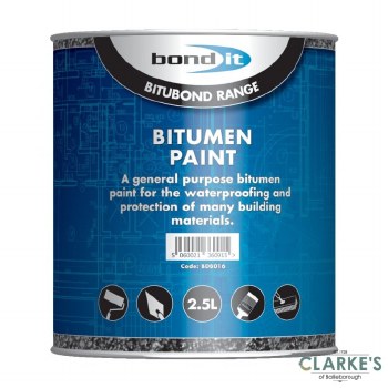 Bond It Bitumen Paint 2.5 Litre