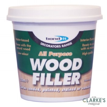Bond It All Purpose Wood Filler White 250ml