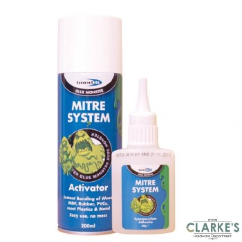 Bond It Mitre System Kit  Adhesive & Activator