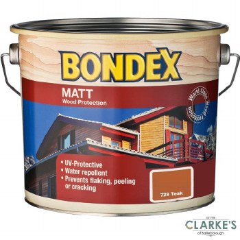 Bondex Matt Wood Protection 733 Walnut 750ml