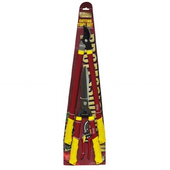Garden Pro Lopper, Shear and Secateur Set