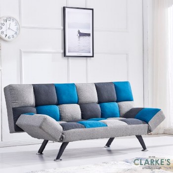Boston sofa bed teal grey