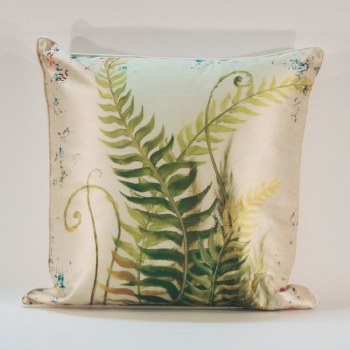 Botanical Curl Fern Cushion