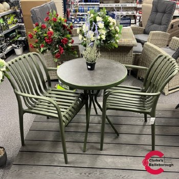 Braga Coffee Style Bistro Set for Patios and Balconies