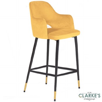 Brianna Bar Stool Mustard