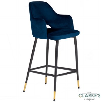 Brianna Bar Stool Navy
