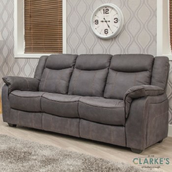 Brooklyn 3 Seater Sofa Charcoal