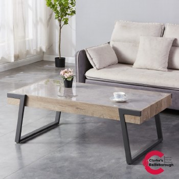 Brooklyn Coffee Table - Grey Sintered Stone Top