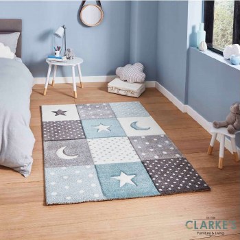Brooklyn Kids Rug 20340 Blue 80 x 150cm