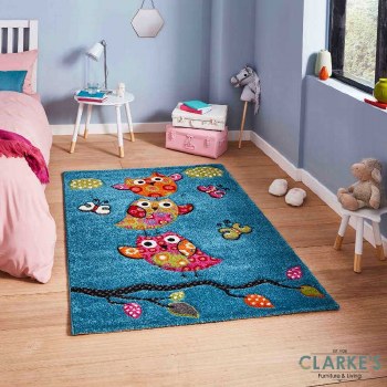 Brooklyn Kids Rug 793 Blue 80 x 150cm