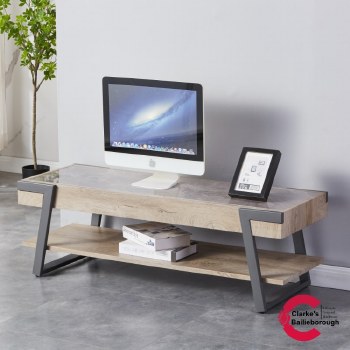 Brooklyn TV Unit - Grey Sintered Stone Top