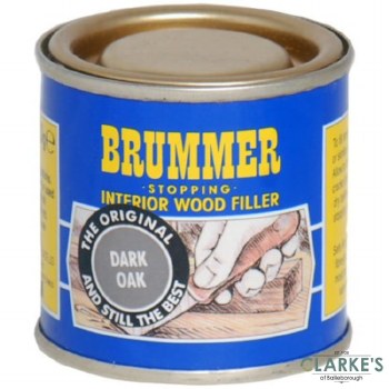 Brummer Stopping Interior Wood Filler Dark Oak 250g