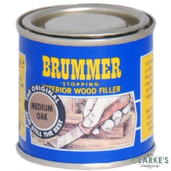 Brummer Stopping Interior Wood Filler Medium Oak 250g