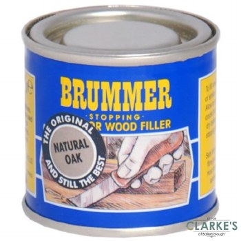 Brummer Stopping Interior Wood Filler Natural Oak 250g