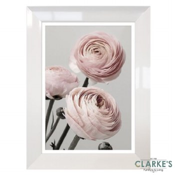 Pink Roses - Framed Wall Art 63 x 83 cm