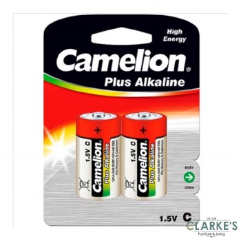 Camelion Plus Alkaline C Batteries Pack of 2