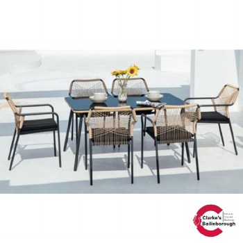 Capri 6 Seater Outdoor Furniture Set