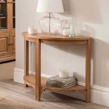 Carmen Oak Console Table