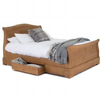Carmen oak 6ft bed frame