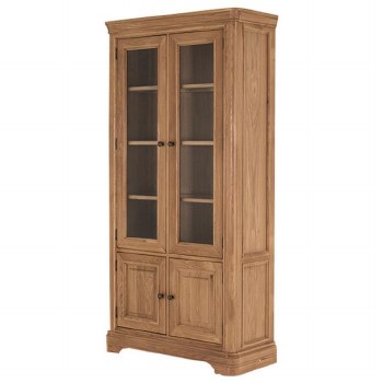 Carmen Oak Display Cabinet