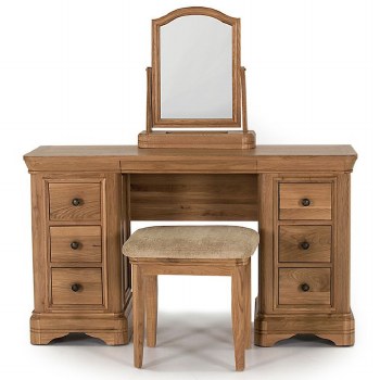 Carmen Oak dressing table set