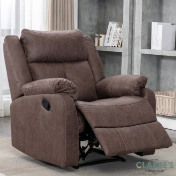 Casey Recliner Armchair Chestnut