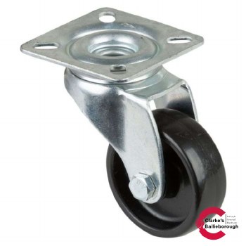 Equipment Castor Wheel 50mm Swivel 40kg Black