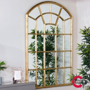 Celine Window Mirror Gold 100x150cm