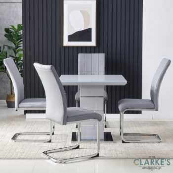 Chantele Compact Dining Set with 4 Chairs