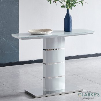Chantelle Console Table Grey