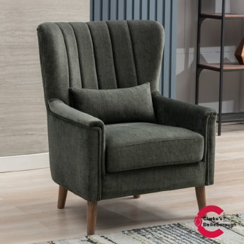 Charlotte Accent Chair Winter Moss
