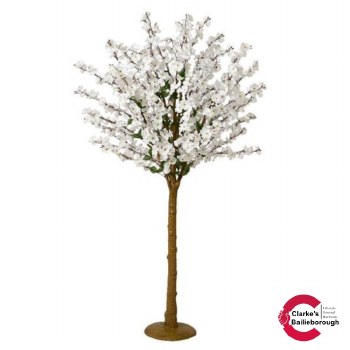 Cherry Blossom Tree White 175cm