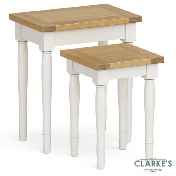 Chichester Ivory Nest of 2 Tables