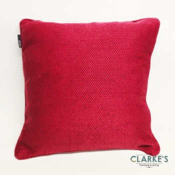 Chunky Knit Raspberry Cushion