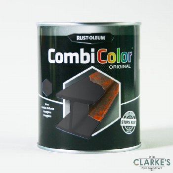 CombiColour Original Metal Paint 750ml Satin Black 7378