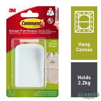 Command 3M Jumbo Canvas Hangers