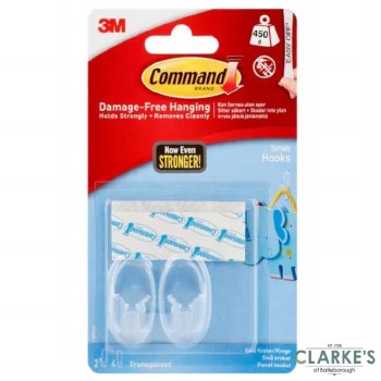 Command 3M Small Claer Hooks