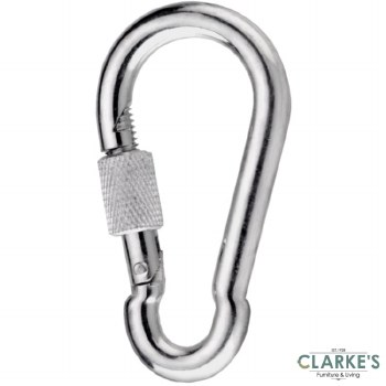 Connex Spring Hook / Carabiner Stainless Steel 8 x 80 mm