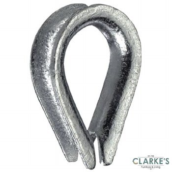 Connex Wire Rope Thimbles Galvanised 3 mm | 2 Pack