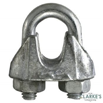 Connex Wire Rope Clamps Galvanised 11 mm | 2 Pack