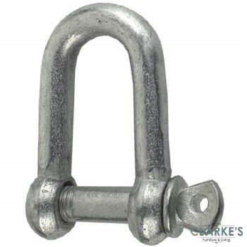 Connex Bolted Shackle Galvanised M8 x 16mm | 2 Pack